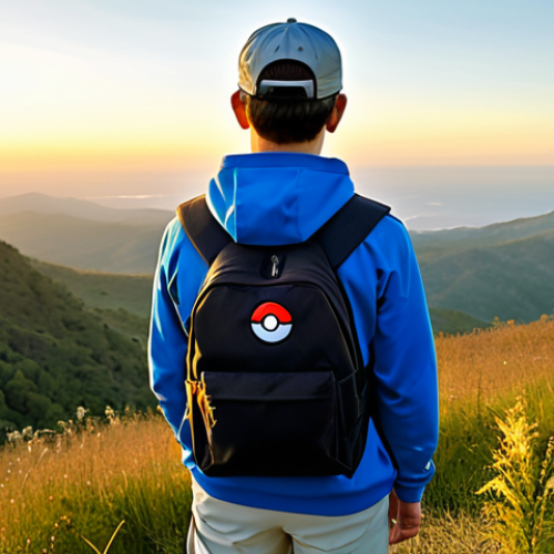 Home 20 A professional adult trainer, fully clothed in modest outdoor adventure gear, stands beside their powerful Ace Pokemon in a serene, natural landscape at golden hour. The trainer gazes confidently at the distant horizon, a hand gently resting on the Pokemon's back, symbolizing their unbreakable bond and shared journey. The Pokemon, a majestic creature with natural body proportions, stands alert and loyal. Professional photography, high quality, safe for work, appropriate content, fully clothed, perfect anatomy, well-formed hands, proper finger count, natural pose, family-friendly.