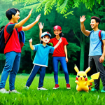 포켓몬스터 애니에서 배울 수 있는 교훈 - Friendship and Teamwork**

"A group of fully clothed, diverse young trainers (safe for work) are cel...