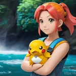 Home 12 포켓몬스터 애니 속 히로인의 역할 변화 - **Prompt for Misty: The Determined Water Pokémon Gym Leader**
"A strong-willed young woman, Mist...