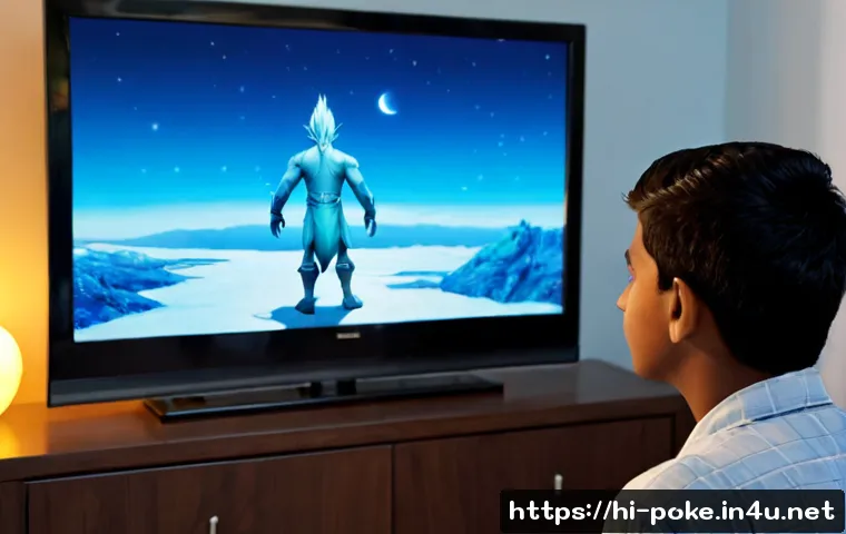 애니메이션의 메가진화 에피소드 - Photorealistic cinematic scene of a young Indian animation fan watching a spectacular creature evolu...